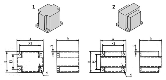 cajas de encapsular verticales